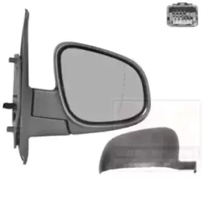 Image of VAN WEZEL Wing mirror MERCEDES-BENZ,RENAULT 4412808 4158100116,4158110607,A4158100116 A4158110607,963010714R,963742880R