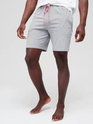 Image of BOSS Mix & Match Lounge Shorts &ndash; Grey, Light Grey Marl Size M Men