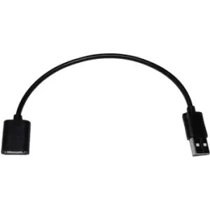 Image of FWE USB Female To Male Extension Lead For FWE Lights - Black