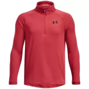 Image of Under Armour Tech 2.0 Half Zip Top Junior Boys - Red