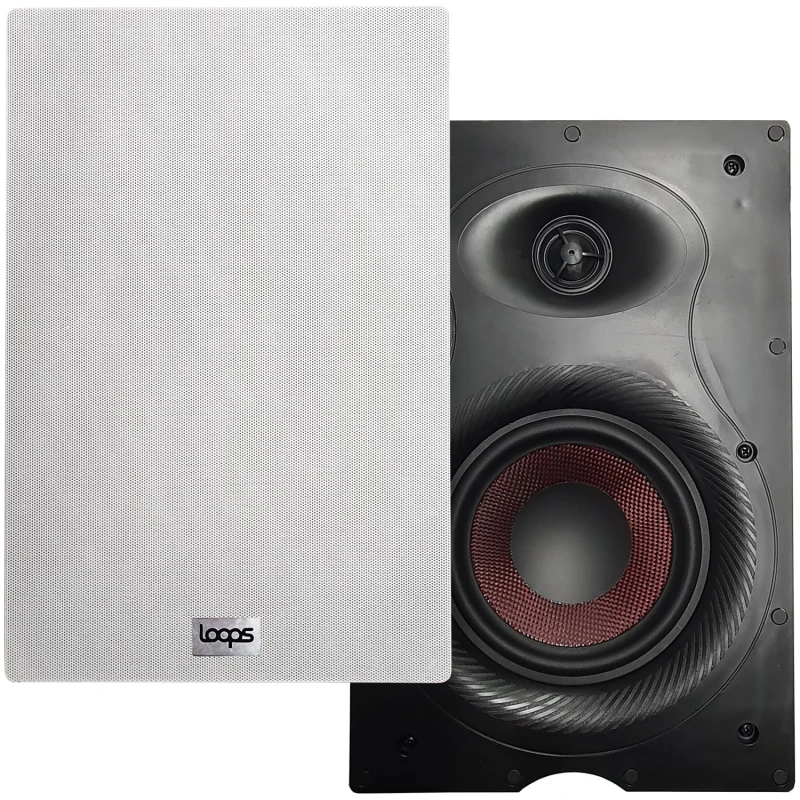 Image of Loops 2200W Bluetooth Sound System & 16x 140W In Wall Speakers - 8 Zone Multi Room Amp Multi unisex