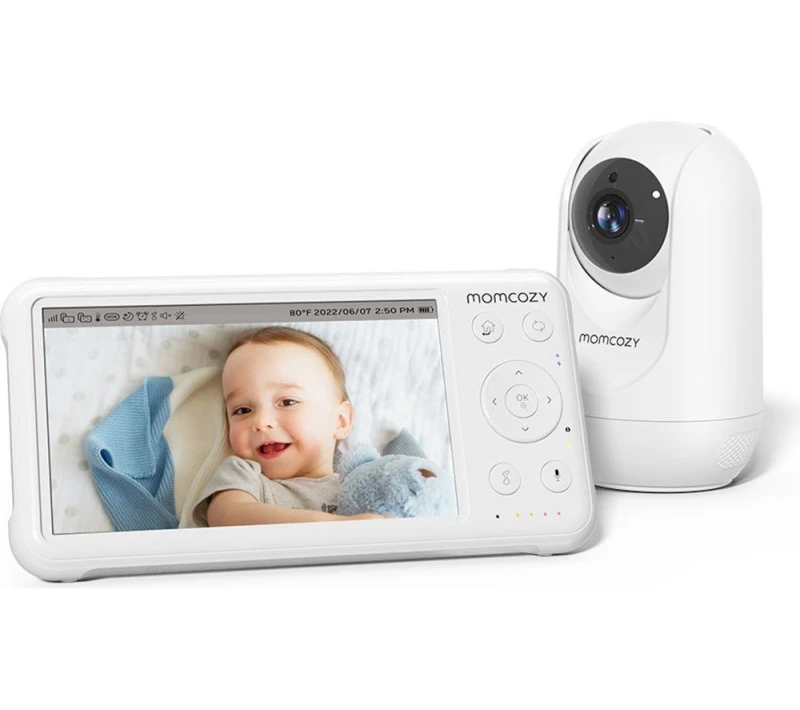 Image of MOMCOZY BM01 5" LCD Screen Video Baby Monitor - White 647168301732