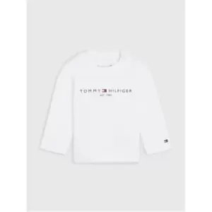 Image of Tommy Hilfiger Baby Essential Tee L/S - White