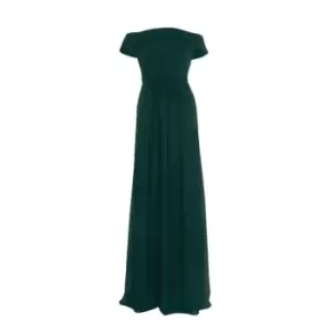 Image of Adrianna Papell Crepe Chiffon Gown - Green