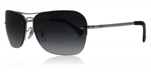 Image of Ray-Ban 3541 Sunglasses Silver / Black 003/8G 61mm