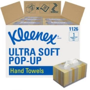 Image of Kleenex Hand Towels Ultra Soft Pop Up 1 Ply Pieces of 70 Sheets