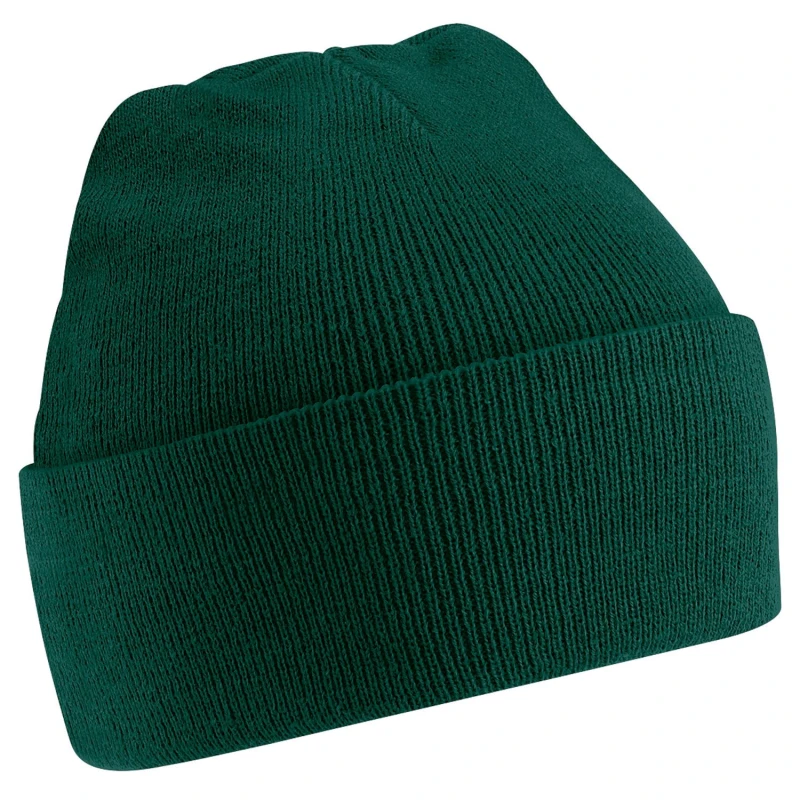 Image of Beechfield Beechfield Men Soft Feel Knitted Winter Hat in Pale Green Pale Green One Size Male 5055747801934