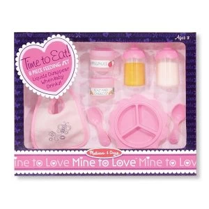 Image of Melissa and Doug Time To Eat 8 Piece Feeding Set