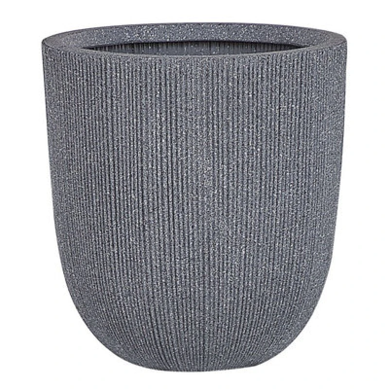 Image of Beliani Plant Pot Chios 31cm Grey