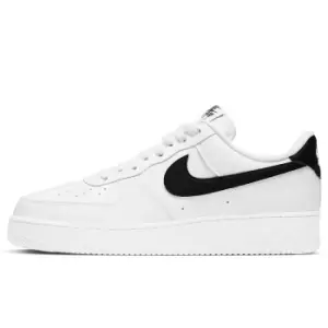 Image of Nike Air Force 1 07, White/White/White/Black, size: 10+, Male, Trainers, CT2302-100