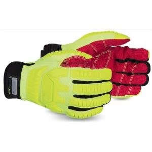 Image of Superior Glove Clutch Gear Anti Impact Hi Vis L Yellow Ref SUMXHV5VSBL