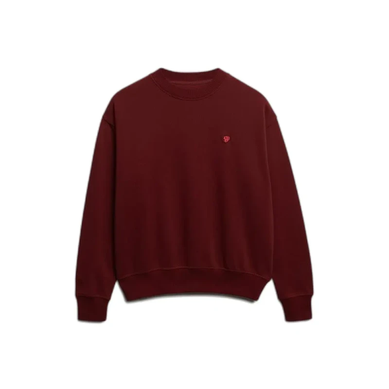 Image of Superdry Sweatshirt woman Superdry Essential Heritage Rouge Female S