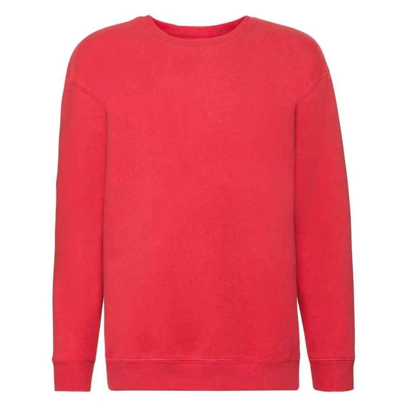 Image of Fruit Of The Loom Premium boys's Children's sweater in Red