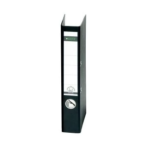 Image of Leitz Standard Mini Lever Arch File 52mm Spine A4 Black Ref 1050-95 Pack 10