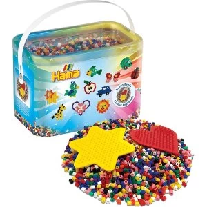 Image of Hama 10000 Beads & 2 Coloured Pegboards Activity Kit