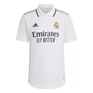 Image of adidas Real Madrid 22/23 Home Authentic Jersey Mens - White