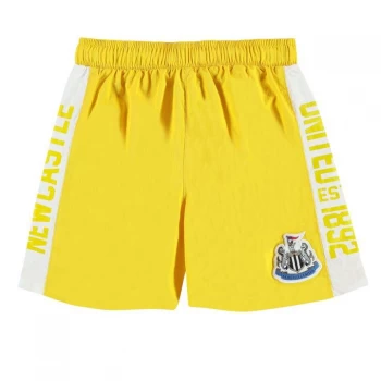 Image of Team Newcastle United Swim Shorts Junior Boys - Yellow