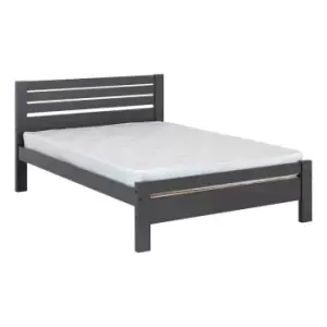 Image of Seconique Toledo 4'6" Bed - Grey