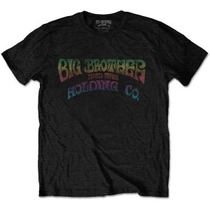 Image of Big Brother & The Holding Company - Vintage Logo Unisex Small T-Shirt - Black