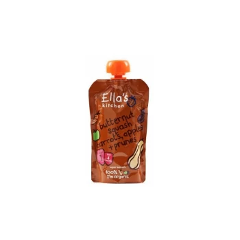 Image of Butternut Squash Carrot Apple Prune 4m+ - 120g x 7 - 49153 - Ellas Kitchen