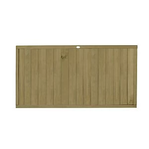 Image of Forest Garden Pressure Treated Tongue & Groove Vertical Fence Panel - 6 x 3ft Pack of 4