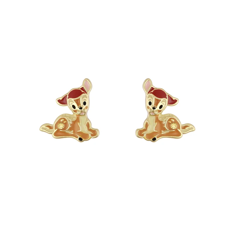 Image of Disney Kids Bambi Stud Earring Gold female One Size