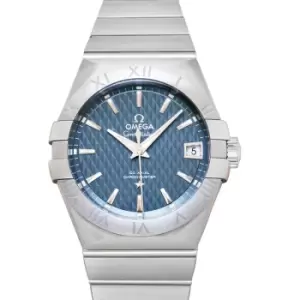 Image of Constellation Automatic Blue Dial Stainless Steel Mens Watch
