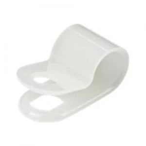 Image of StarTech.com 100 Pack of Screw Down Cable Clamps - Medium