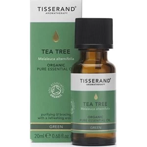 Image of Tisserand Aromatherapy Tea Tree Organic Essential Oil 20ml