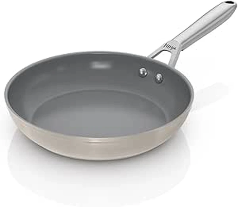 Image of Ninja UK Ninja Ceramic Pro 24cm Frying Pan - Stone CW30024UKST