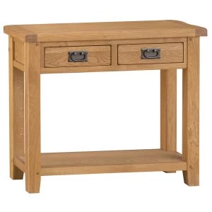 Image of Robert Dyas Stockbridge Oak Console Table