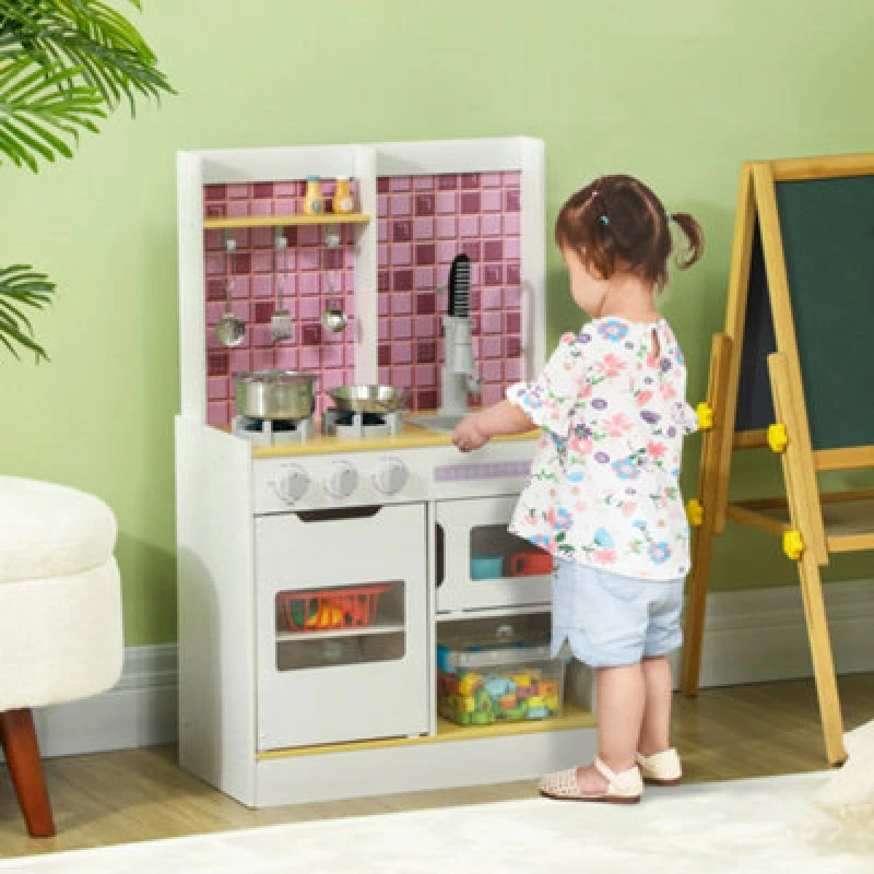 Image of AIYAPLAY Kids Play Kitchen TJ Hughes White 5063603182349