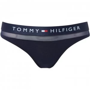 Image of Tommy Bodywear Sheer Flex Bikini - Navy