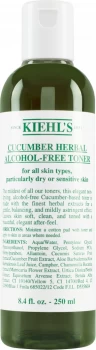 Image of Kiehl's Cucumber Herbal Alcohol-Free Toner 250ml