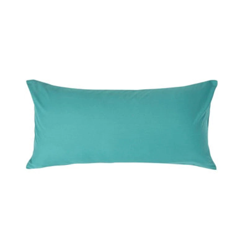 Image of Homescapes Teal Continental Egyptian Cotton Pillowcase 200 Tc, 40 X 80 Cm