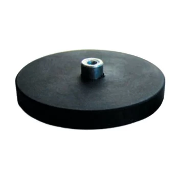 Image of E854/1 R-coated Female Thread Neck Pot Magnet (2) - Eclipse Magnetics