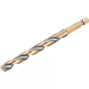 Image of DEWALT Black and Gold Hex Impact HSS Drill Bit 8.5mm Pack of 1