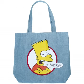 Image of Cakeworthy x The Simpsons - I'm Bart Simpson Denim Tote
