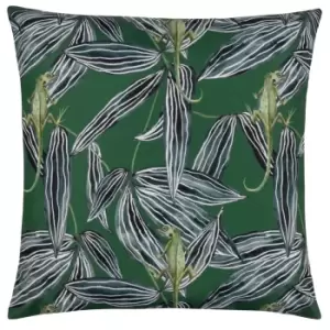 Image of Wylder Tropics Ebon Wilds Zuri Outdoor Cushion Green