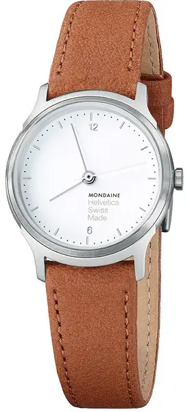 Image of Mondaine Watch Helvetica No1 Light 26 D - White MD-126