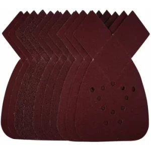 Image of DRAPER Detail Sanding Sheets with Hook and Loop, 140mm, Assorted Grit, SSD4 (Pack of 10) [44081]