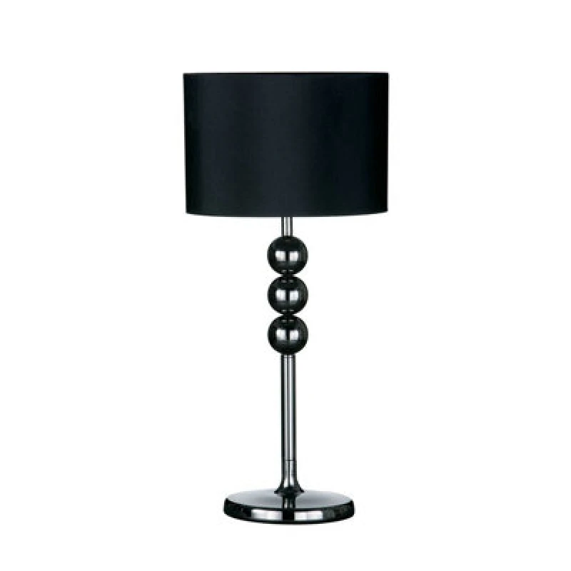 Image of Premier Housewares Interiors by Premier Gunmetal Feature Lamp Black