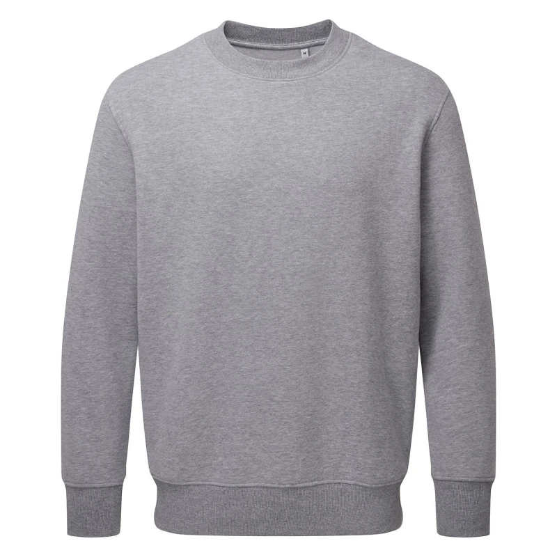 Image of Anthem Mens Marl Sweatshirt in Grey Size: XS Grey Male XS
