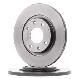 Image of PAIR PAINTED BREMBO BRAKE DISCS 08.7238.11