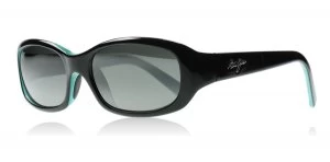 Image of Maui Jim Punch Bowl Sunglasses Black / Blue 219-03 Polariserade 54mm