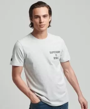 Image of Superdry Vintage Corporate Logo Marl T-Shirt