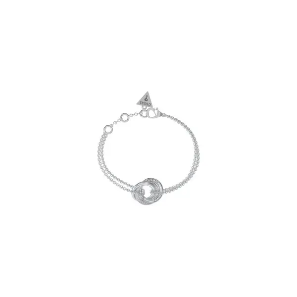 Image of Guess Jewellery Ladies Perfect Mini Links Bracelet UBB04063RHL