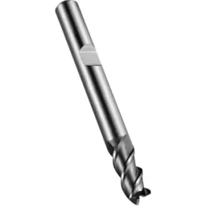 Image of C907 25.00MM HSS-E Flatted Shank Multi Flute End Mill - Alcrona Coated DIN 844 K