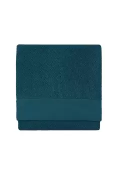 Image of Textured Weave Oxford Panel Hand Towel