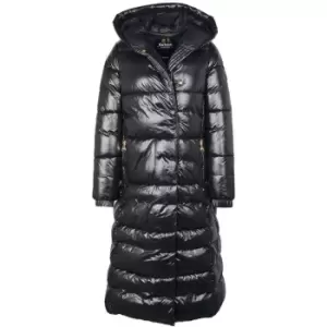 Image of Barbour International Aldea Shine Quilted Jacket - Black
